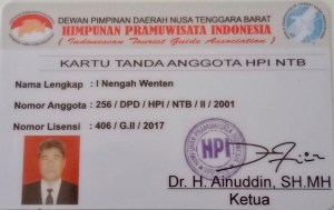 Indonesian Tour Guide Association Badge