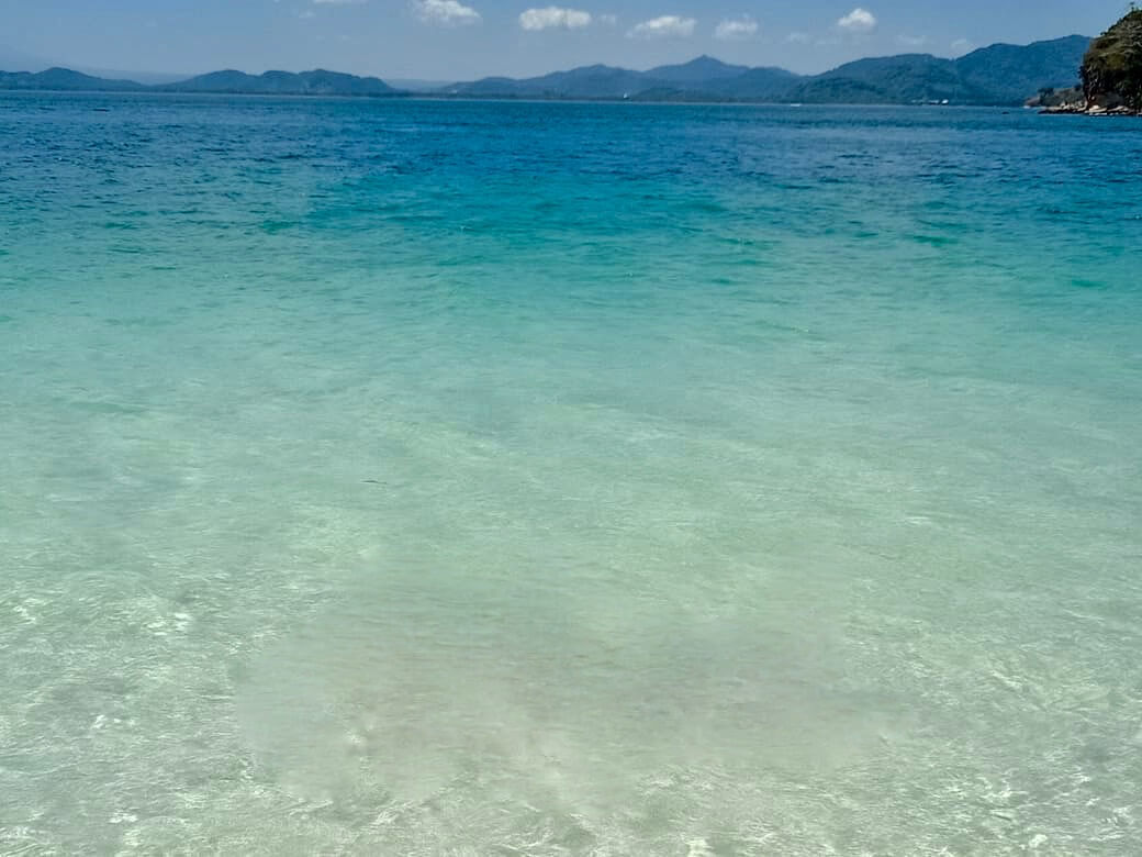 The beautiful water at Gille Nangu